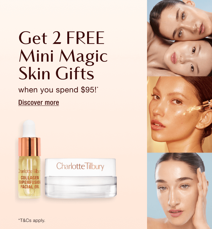 Get 2 Free Mini Magic Skin Gifts when you spend $95!*