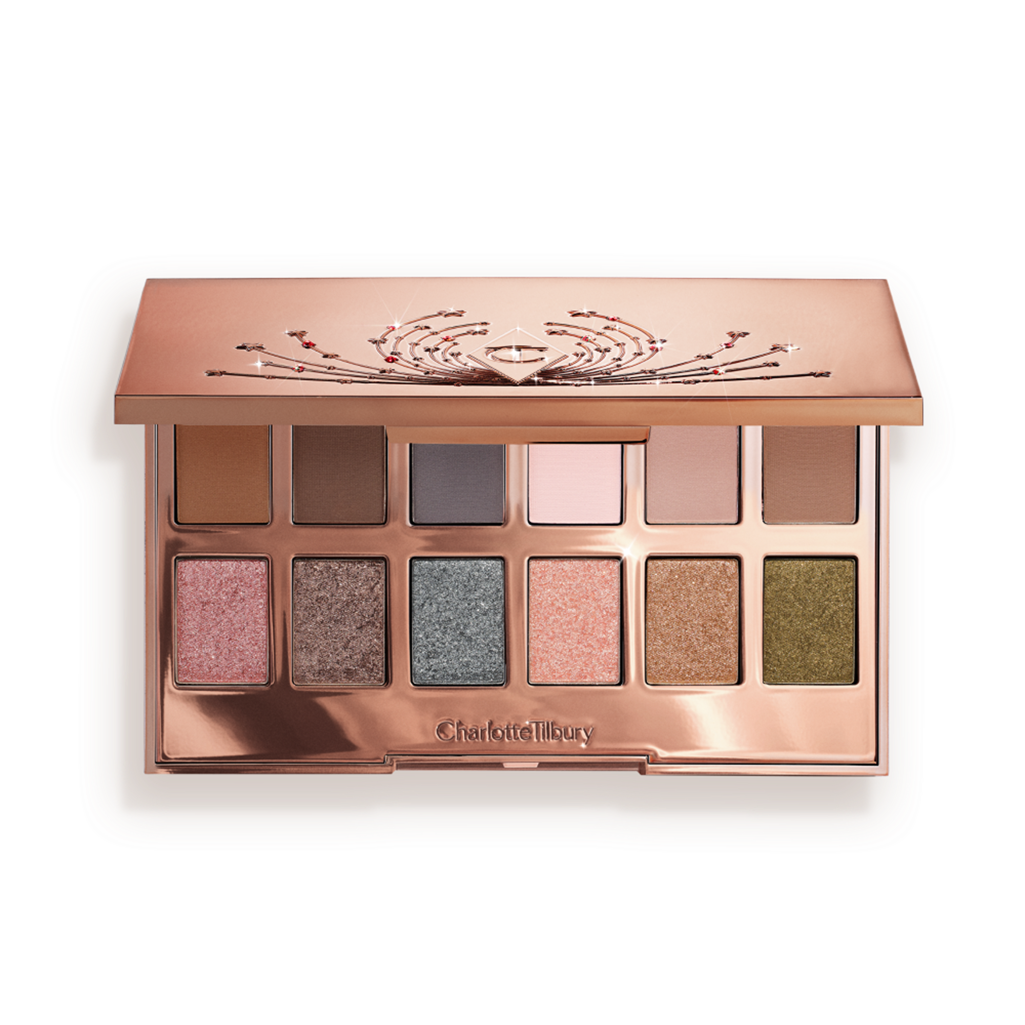 HOLLYWOOD FLAWLESS LIGHT TRICKS EYE PALETTE Open Packshot