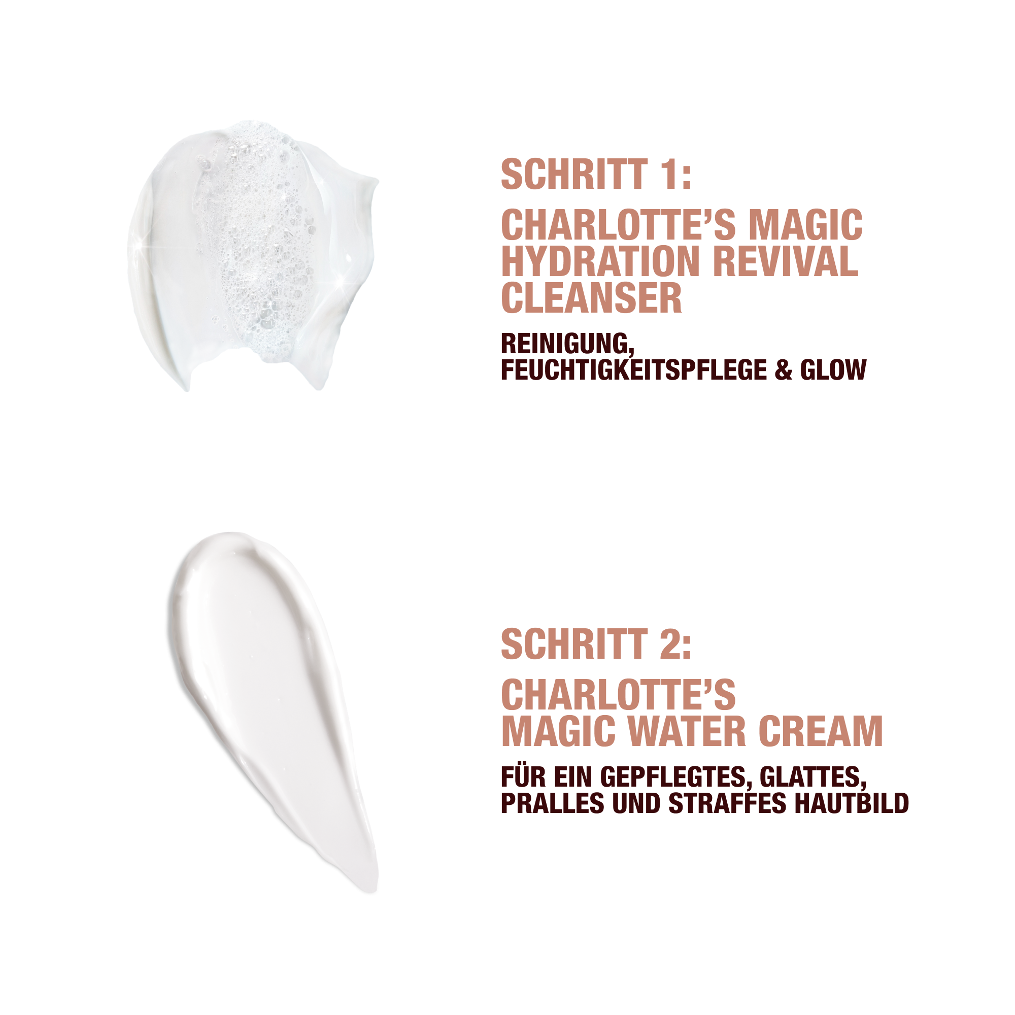 Magic Water Cream und Magic Hydration Revival Cleanser – Proben