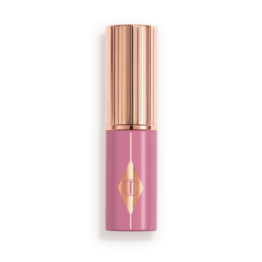 Lilac turning handle with rose-gold lid and detailing.