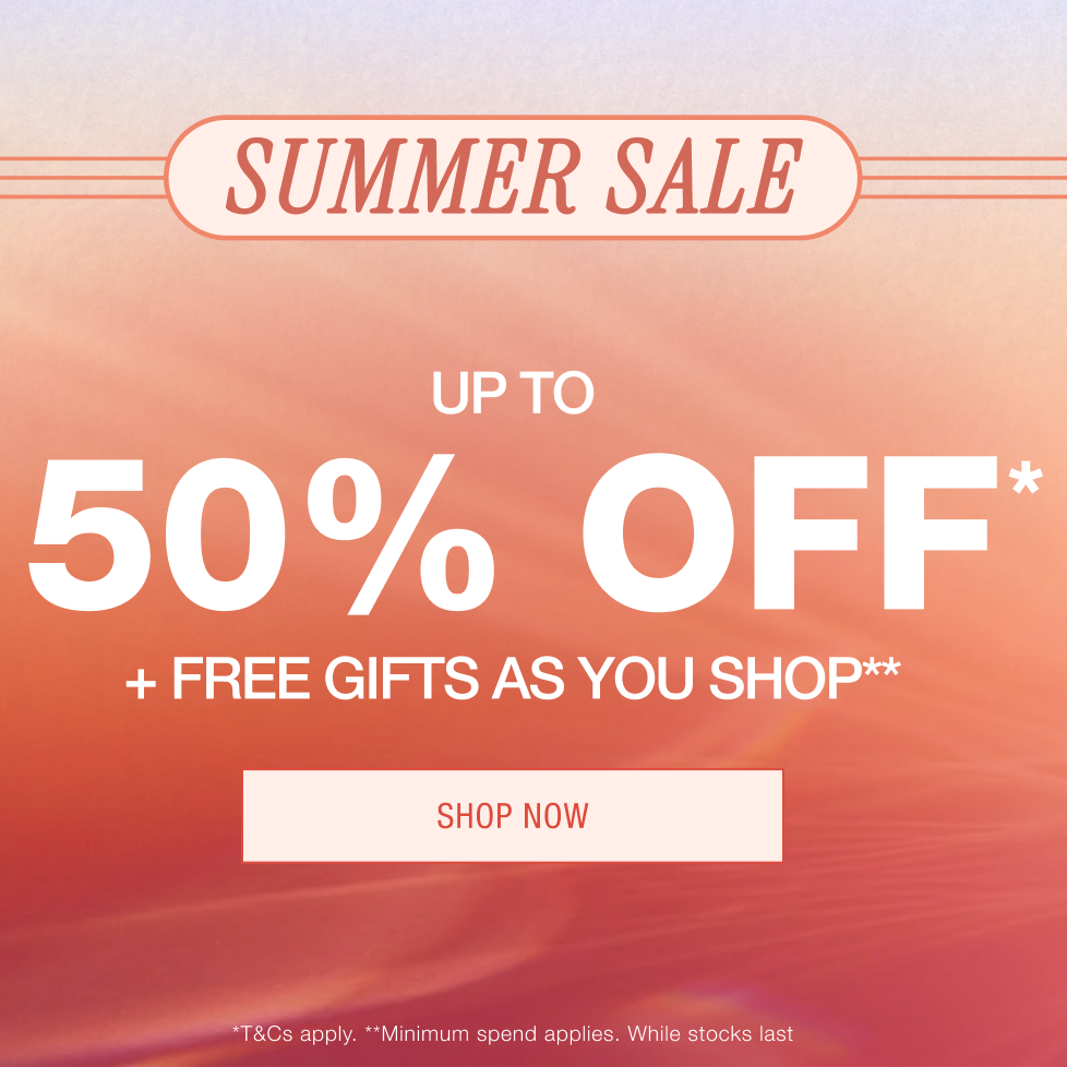 Up to 50% off summer beauty sale