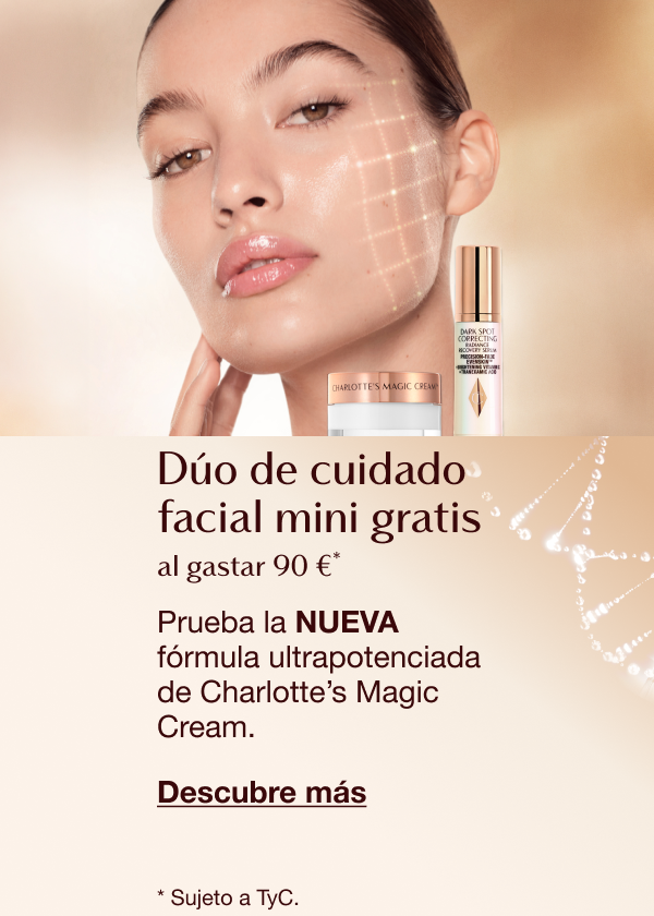 Mini Skincare Duo gratis al gastar 90 €*   Prueba la NUEVAfórmula superpotente de Charlotte’s Magic Cream. 