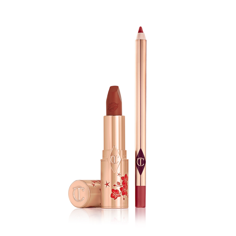 Blossom Red Lip Kit: Orange Lipstick & Lip Liner | Charlotte Tilbury