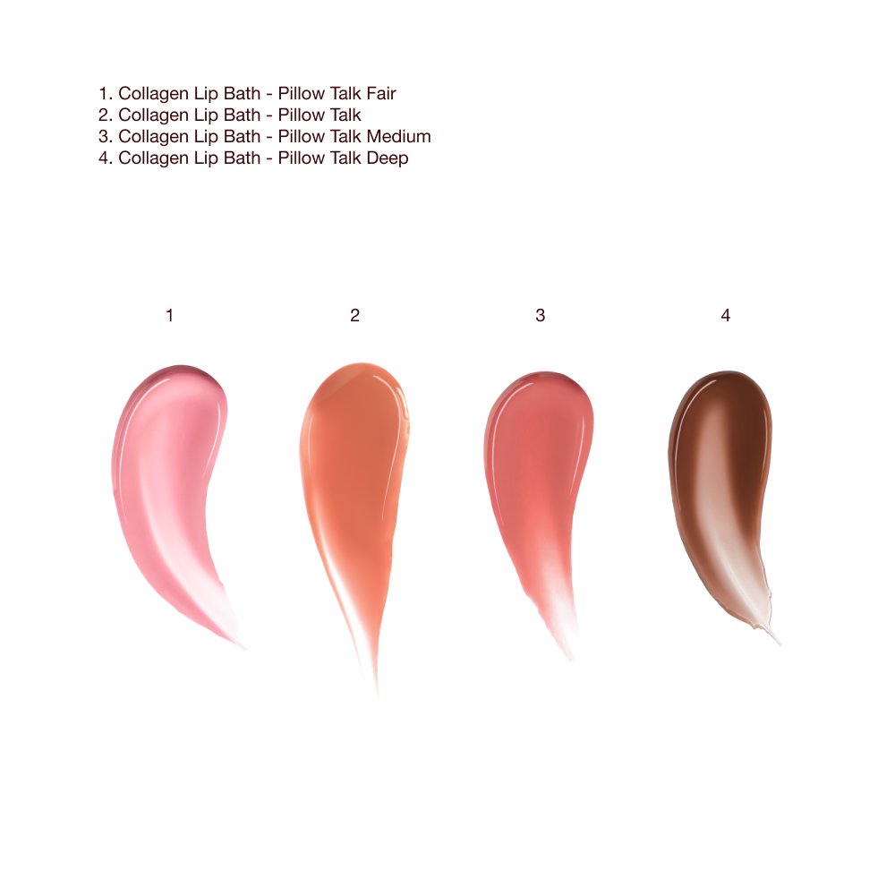 Collagen Lip Bath Pillow Talk Collection Texture Swatch