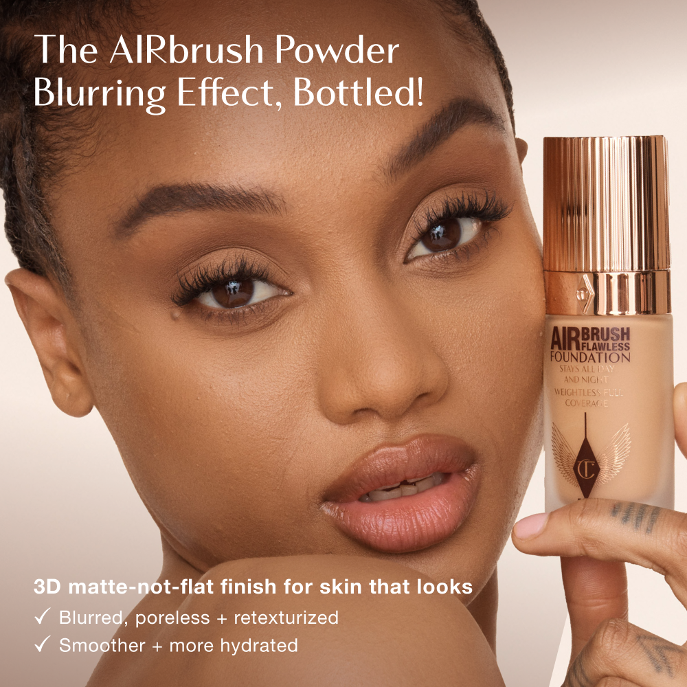 Airbrush Flawless Foundation Key Claims Infographic 