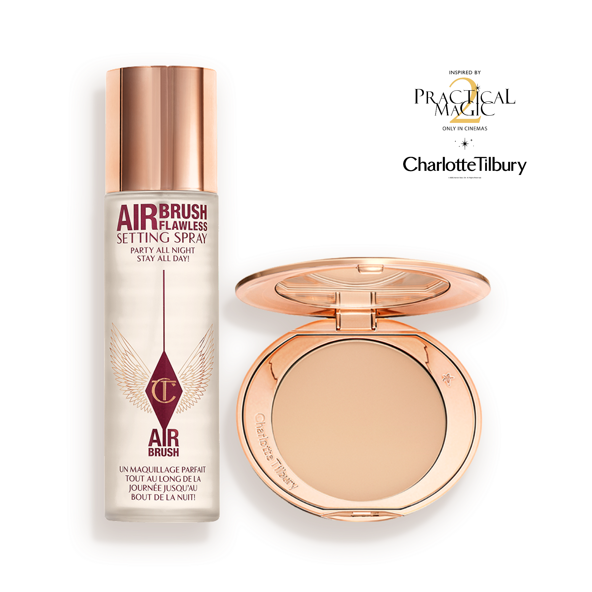 AIRBRUSH FLAWLESS FINISH & SET DUO - Practical Magic 