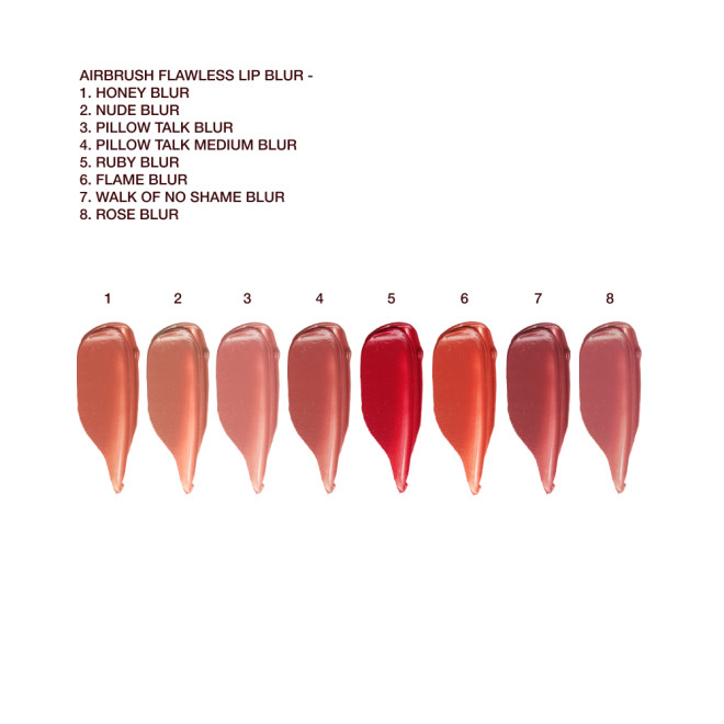 Lip Blur swatches