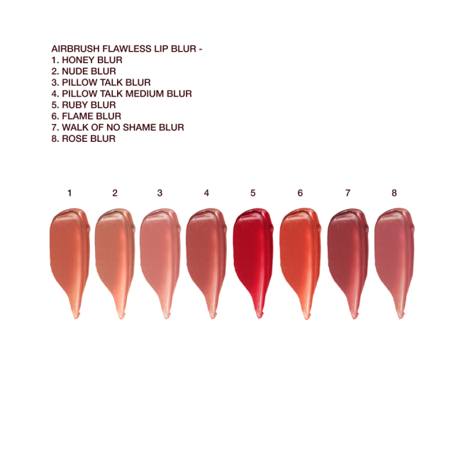 Lip Blur swatches