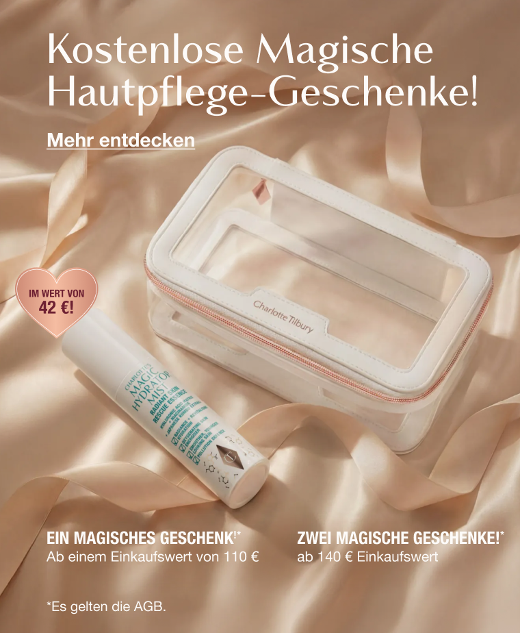 Kostenlose magische Hautpflege-Geschenke!    [IM WERT VON 42 €!] EIN MAGISCHES GESCHENK!*  Ab einem Einkaufswert von 110 €      ZWEI MAGISCHE GESCHENKE!*   ab 140 € Einkaufswert  <Mehr entdecken>