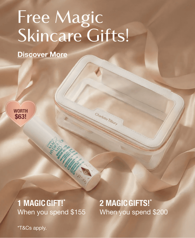 Free Magic Skincare Gifts!      [WORTH $63.50!] 1 MAGIC GIFT!*   When you spend $155     2 MAGIC GIFTS!*   When you spend $200 <Discover More>