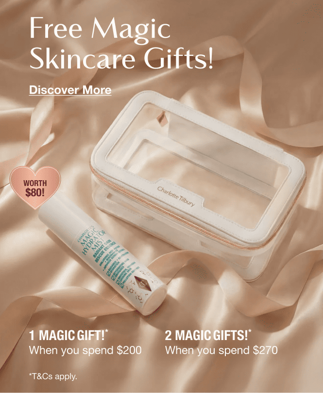 Free Magic Skincare Gifts!      [WORTH $80!] 1 MAGIC GIFT!*   When you spend $200     2 MAGIC GIFTS!*   When you spend £270 <Discover More>