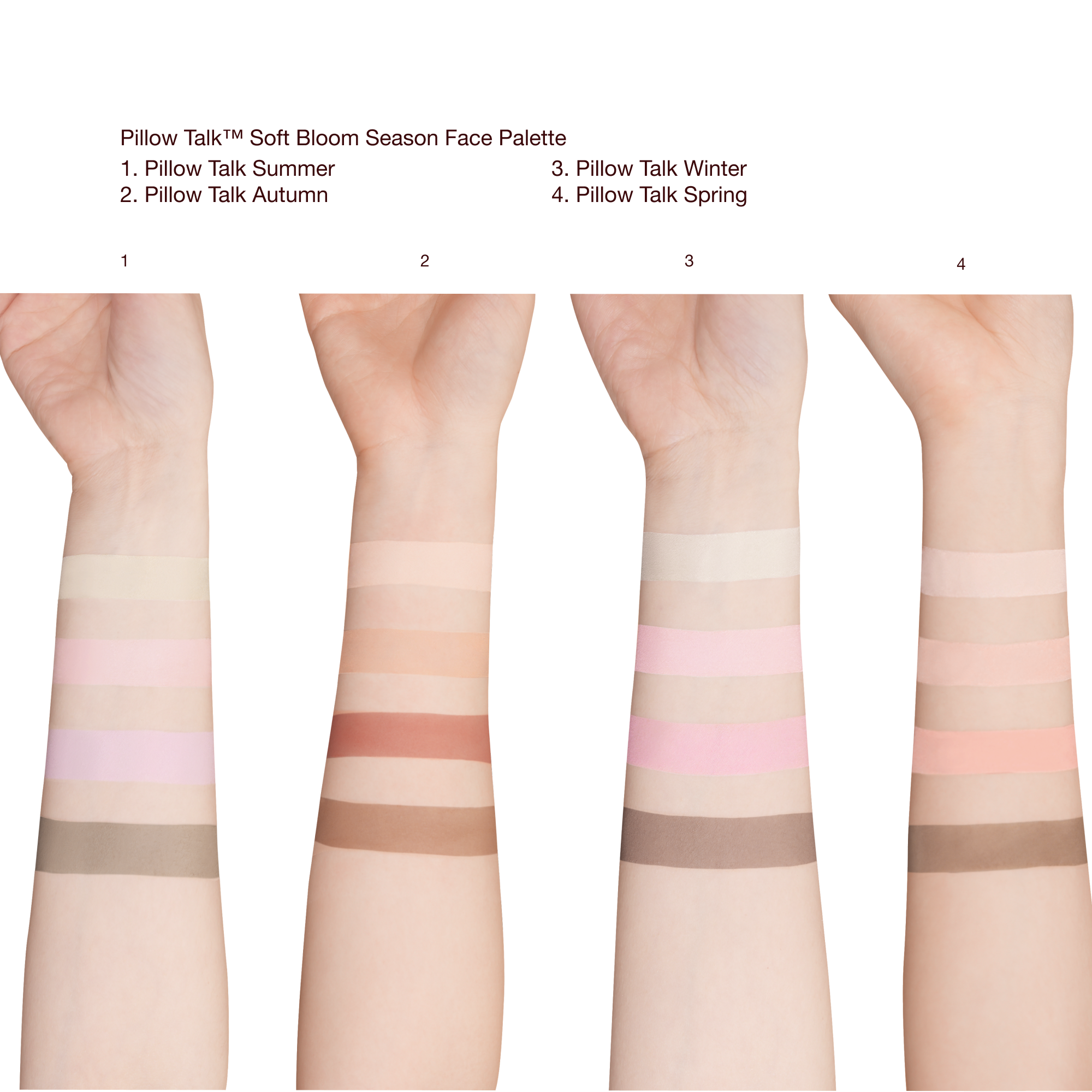 Arm Swatches Seasonal Palettes