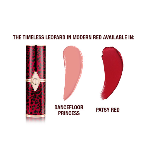 Hot Lips 2 Packaging and swatches Leopard Modern Red