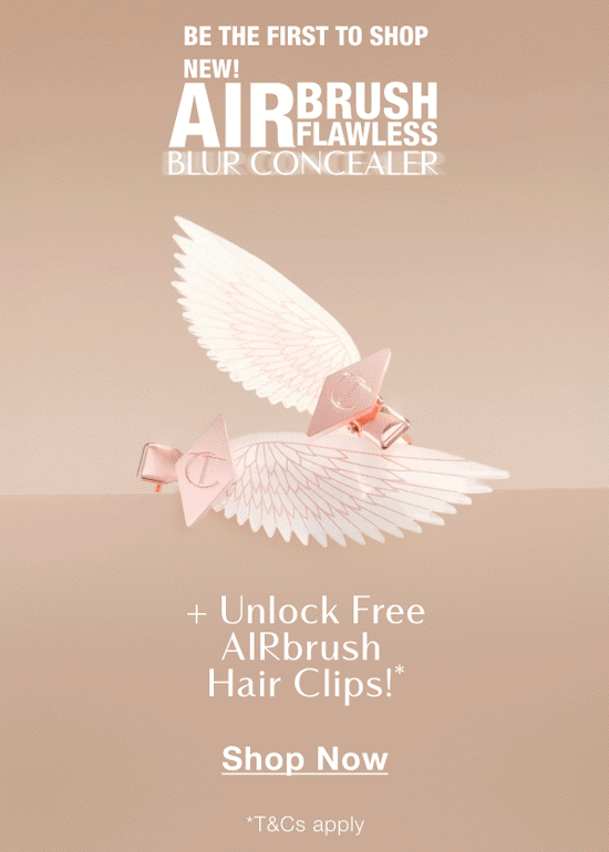 Be The First To Shop NEW! AIRBRUSH FLAWLESS BLUR CONCEALER + Unlock Free AIRbrush Hair Clips!*