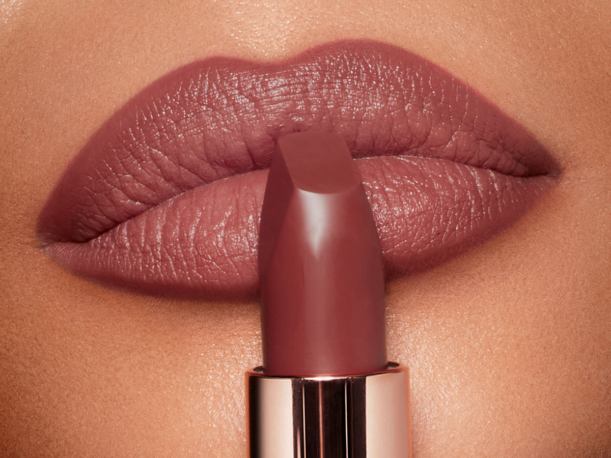 4x3 Matte Rev Pillow Talk Medium lip close up