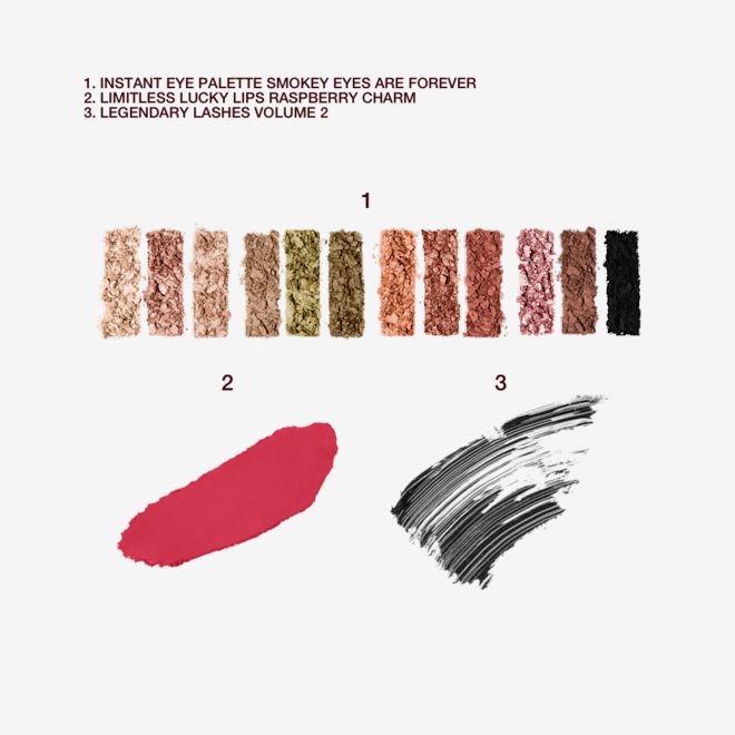 INSTANT EYE PALETTE & LUCKY LIPS KIT SWATCHES INSTANT EYE PALETTE & LUCKY LIPS KIT SWATCHES