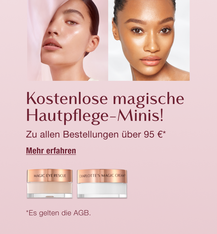 Kostenlose magische Hautpflegegeschenke im Miniformat!
