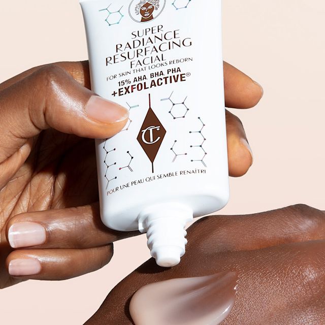 Super Radiance Resurfacing Facial acid exfoliator used by celebrities for smooth, glowing skin