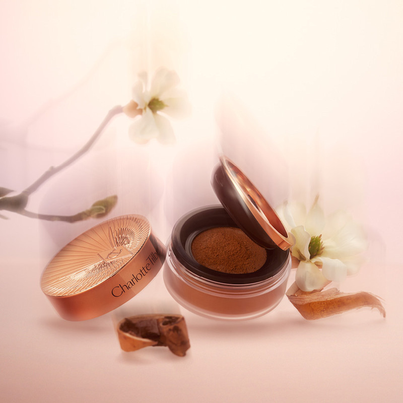 Airbrush flawless blur loose powder deep shade
