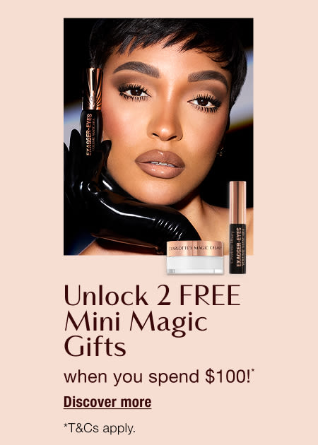 Unlock 2 FREE Mini Magic Gifts when you spend $100!*