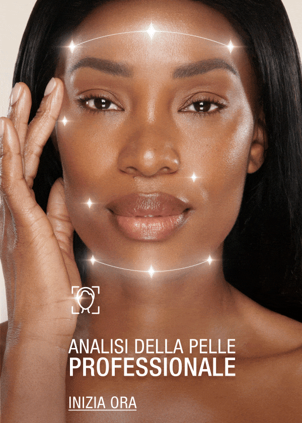 Banner with a travel-size bottle of toner, facial oil in a glass bottle with a dropper lid, serum in a glass bottle with a dropper lid, and pearly-white face cream in a glass jar with a gold-coloured lid, and text that reads, 'Discover the perfect magic + science skincare routine for you! discover now'