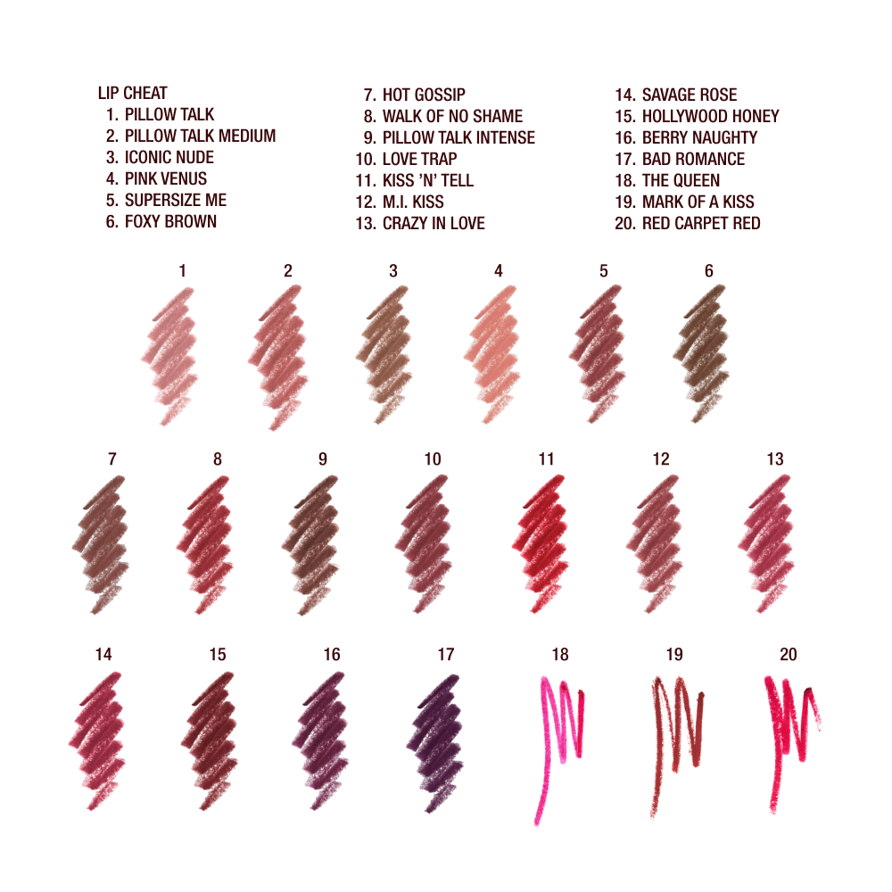 LIP CHEATS 20- SWATCH