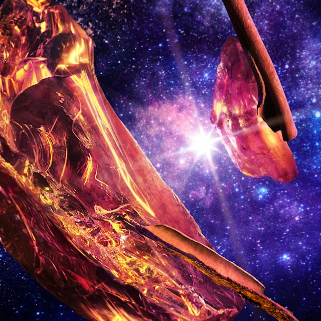 The spicy amber notes in Charlotte's Cosmic Power fragrance