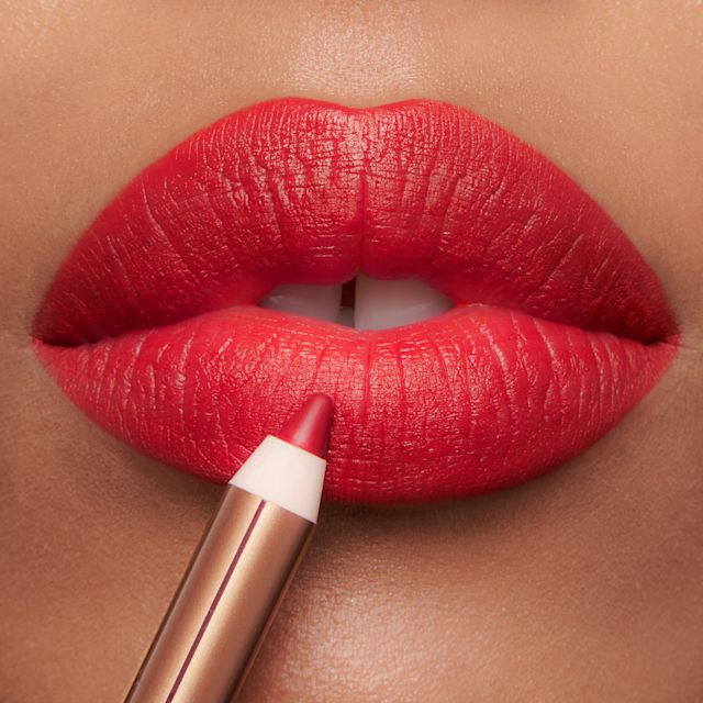 Lip close up of Red Carpet Red Lip Cheat