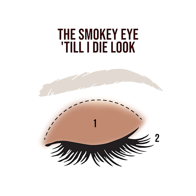 smokey eye eyeshadow look