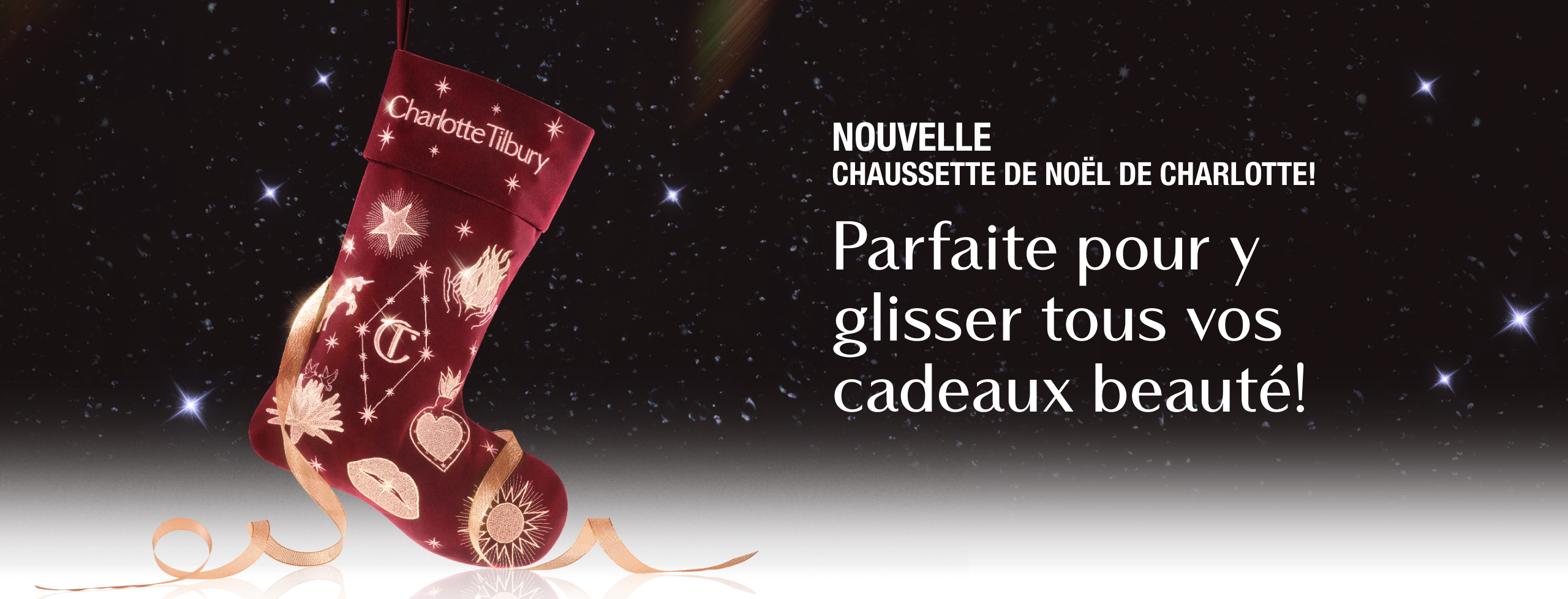 NEW! CHARLOTTE’S HOLIDAY STOCKING