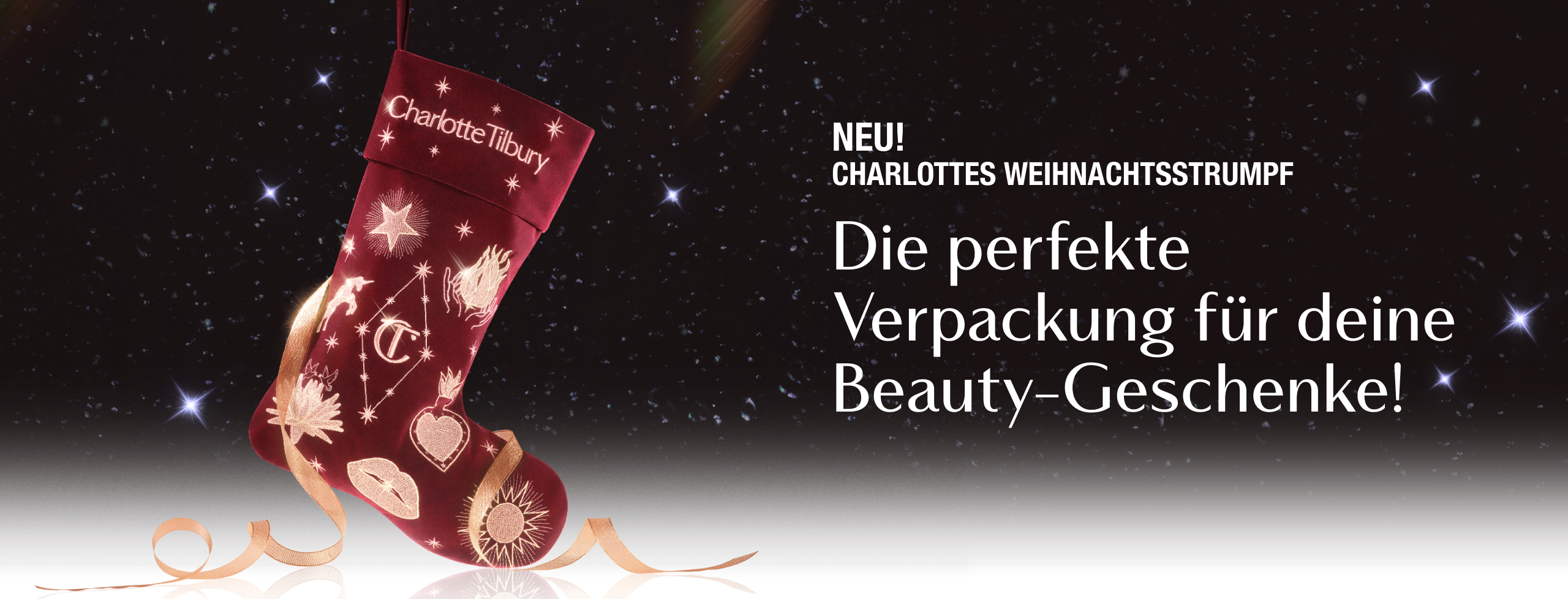 NEW! CHARLOTTE’S HOLIDAY STOCKING