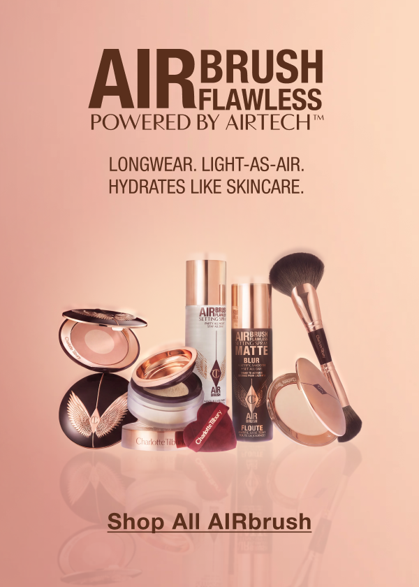 AIRBRUSH FLAWLESS  POWERED BY AIRTECHTM  LONGWEAR. LIGHT-AS-AIR. HYDRATES LIKE SKINCARE.  