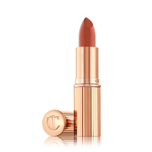 Stoned Rose coral rose lipstick packshot with lid off