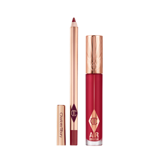 Airbrush Flawless Lip Blur with Lip Cheat Packaging in Ruby