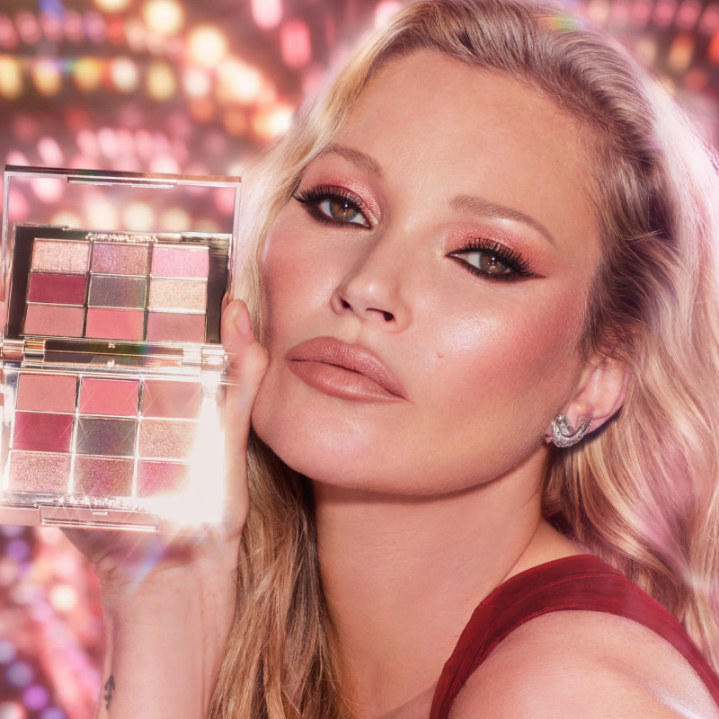 Kate Moss für die Charlotte Tilbury Beauty Show