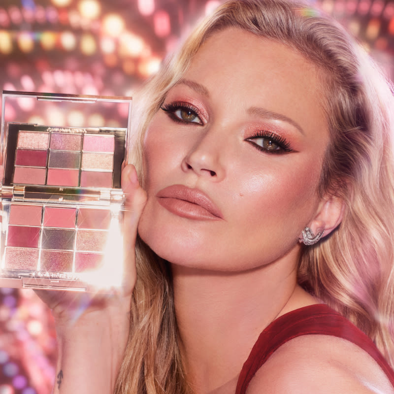 Kate Moss pour le Charlotte Tilbury Beauty Show