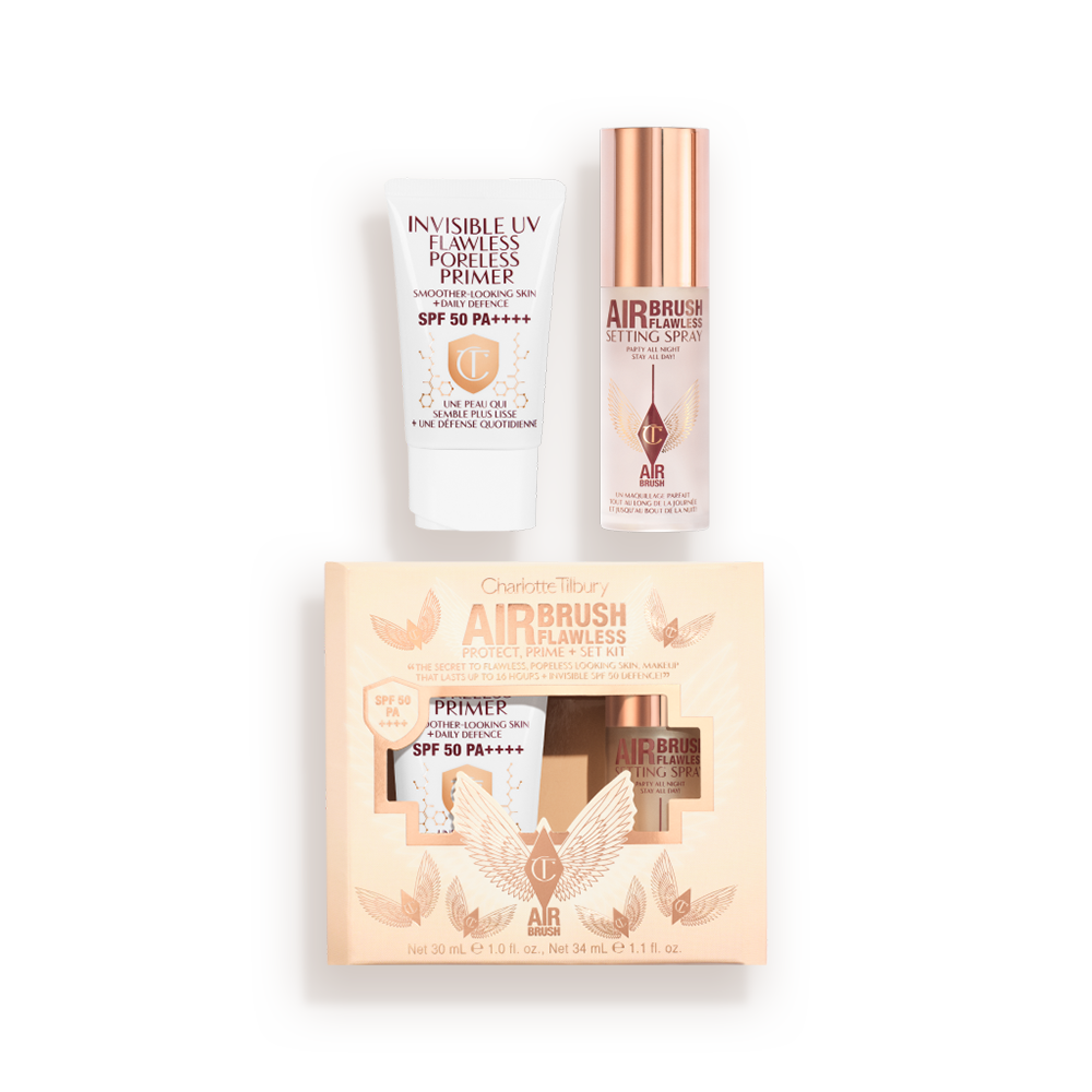 AIRBRUSH FLAWLESS PROTECT, PRIME + SET KIT-BUNDLE