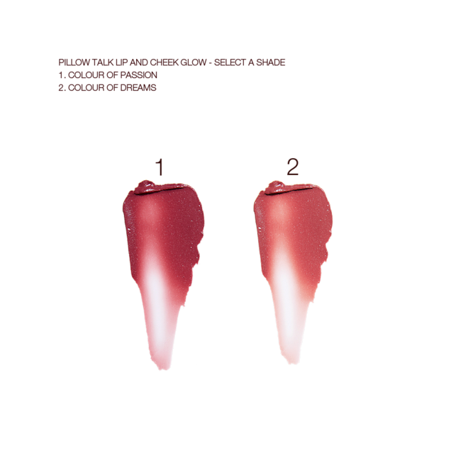 Lip and Cheek Glow swatches Lip and Cheek Glow swatches