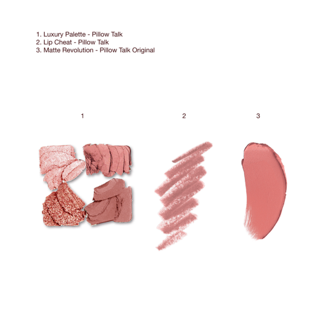 The Gift of Pillow Talk Eyes + Lips - TEXTURE SWATCH The Gift of Pillow Talk Eyes + Lips - TEXTURE SWATCH