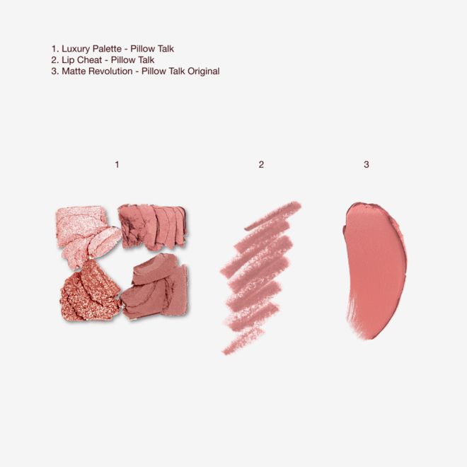 The Gift of Pillow Talk Eyes + Lips - TEXTURE SWATCH The Gift of Pillow Talk Eyes + Lips - TEXTURE SWATCH