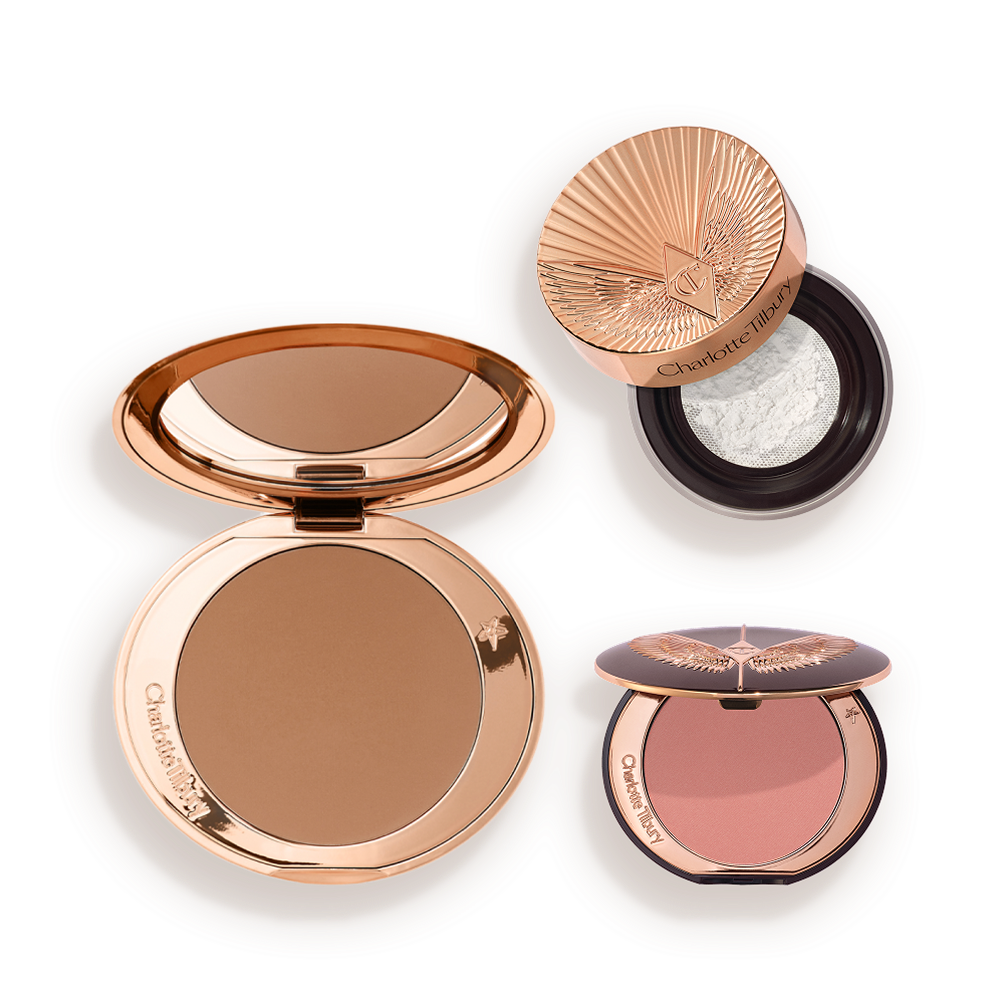 AIRBRUSH FLAWLESS BLUSH BRONZE & BLUR TRIO PACKSHOT
