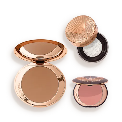 AIRBRUSH FLAWLESS BLUR, BRONZE + BLUSH TRIO