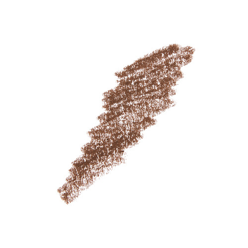 Swatch of an eyebrow pencil in a brown shade.
