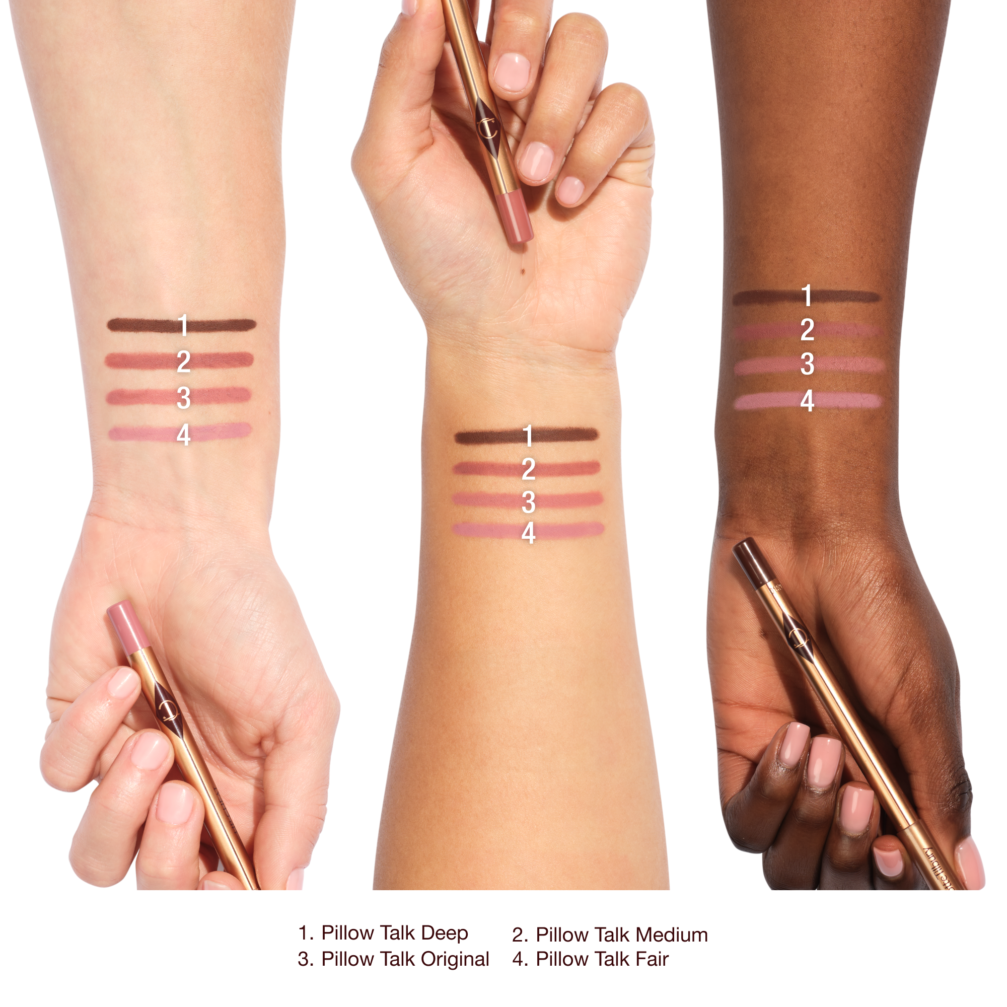 Lip Cheat swatches