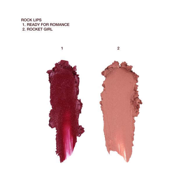 Rock Lips Lipstick Duo swatches