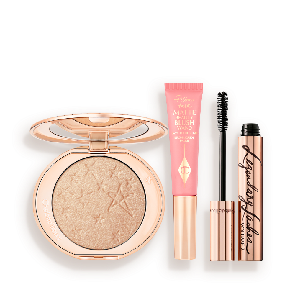Hollywood Blush, Glow & Legendary Lashes Makeup Kit | Charlotte