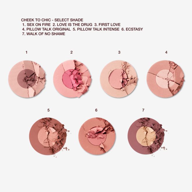 Cheek to Chic shades swatches Cheek to Chic shades swatches