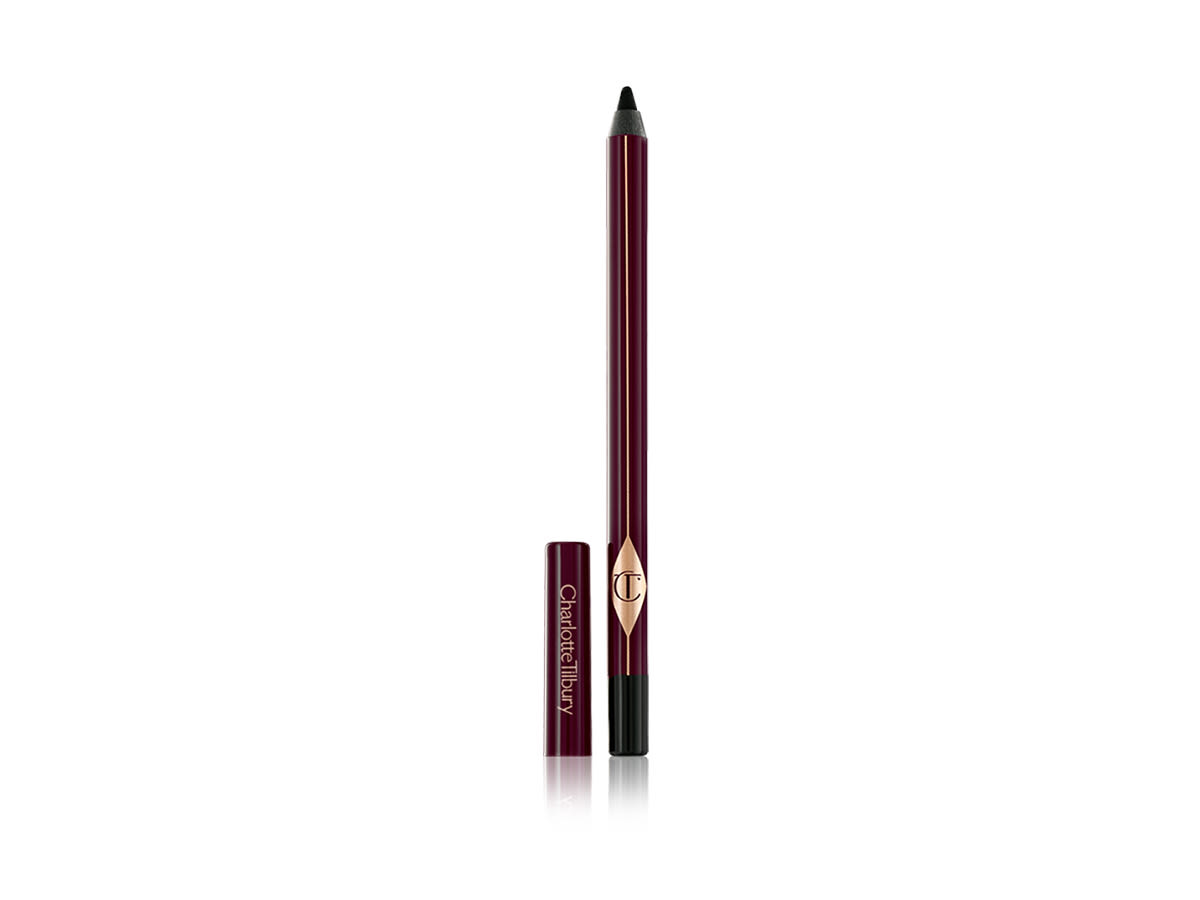 Charlotte's Rock N Kohl eyeliner pencil is perfect for creating a smudged eyeliner look