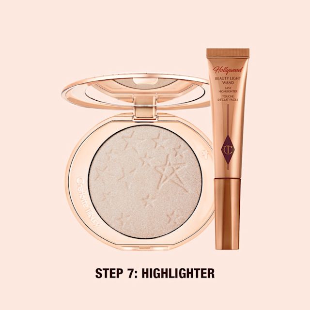 Step 7 in your order of makeup steps: highlighter