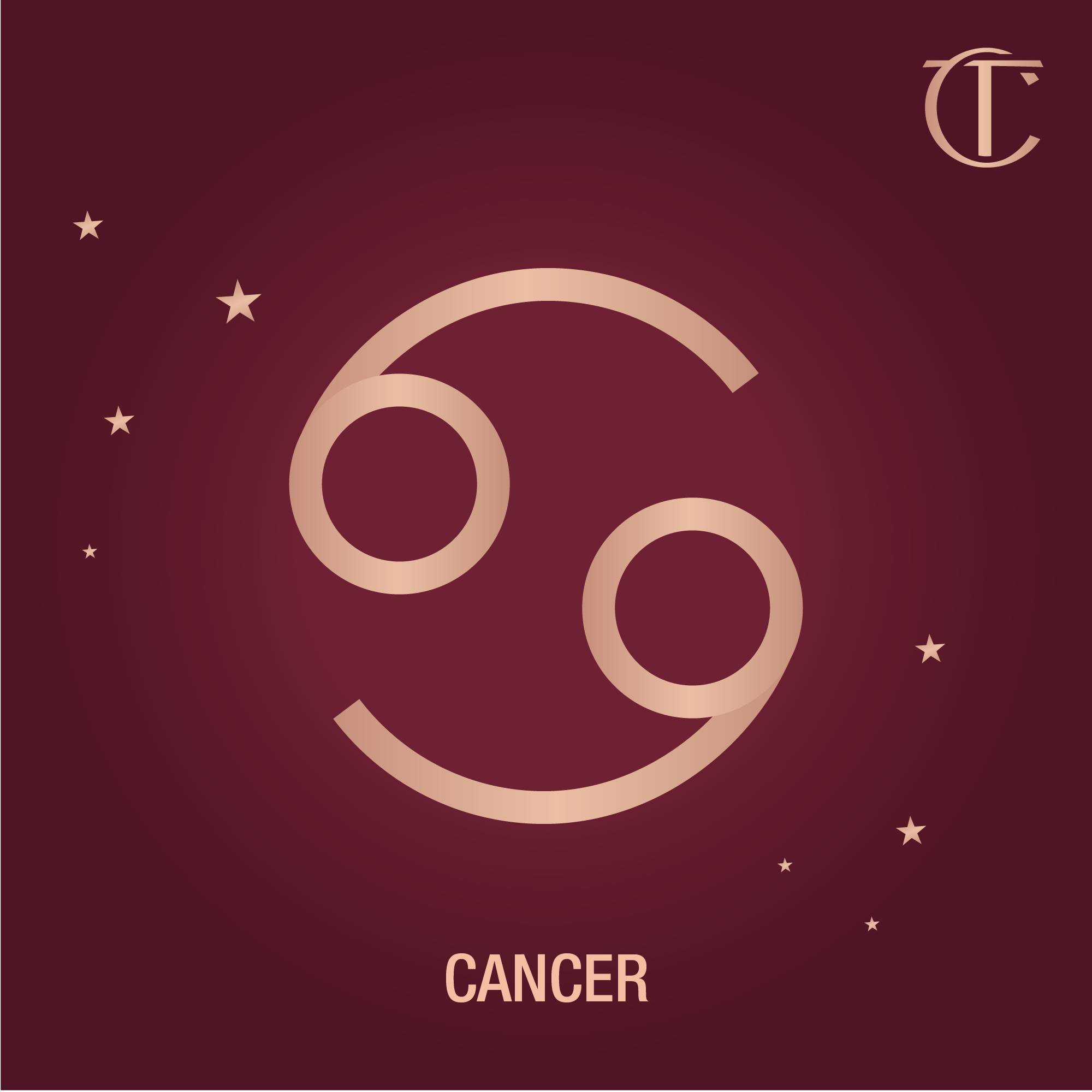 Zodiac symbol for Cancer star sign horoscope august 2024